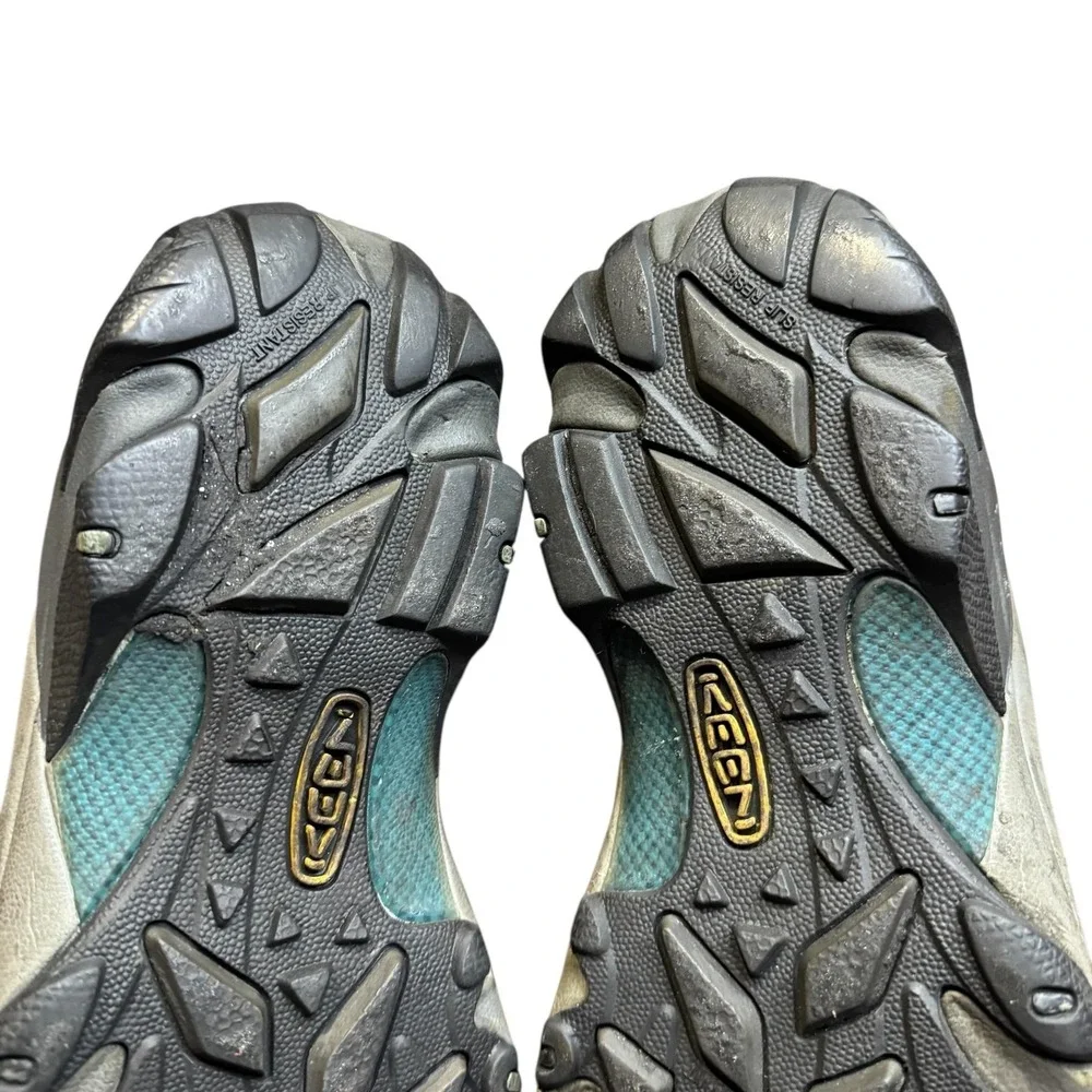 Keen Utility Flint Low Shoes Mens‎ Size 6.5 Steel Toe Gray Black Work ASTM